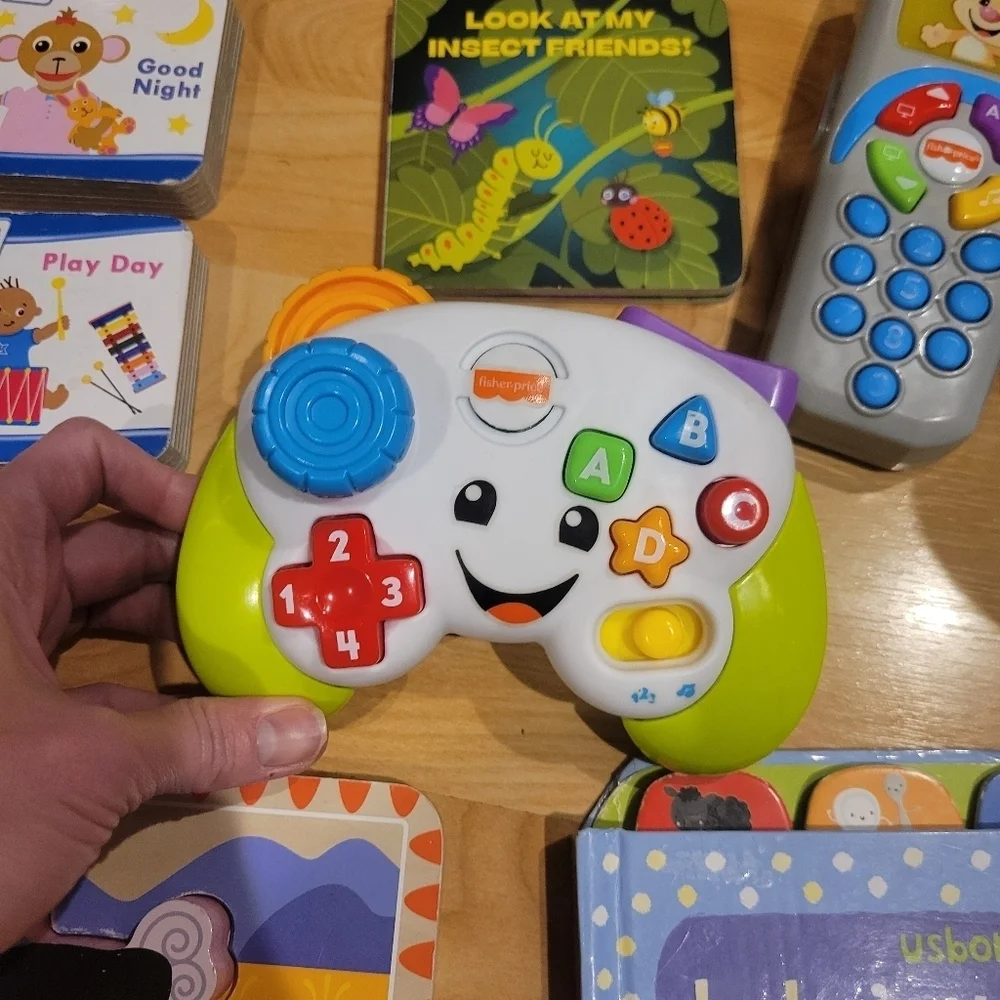Baby Toy Bundle Fisher-Price Usbourn Melissa & Doug 5lb Toy Bundle